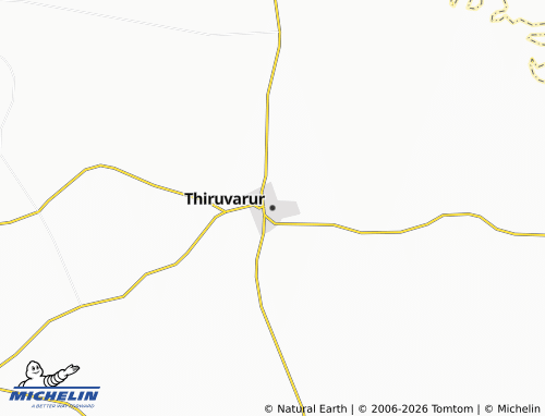 MICHELIN-Landkarte Thiruvarur - ViaMichelin