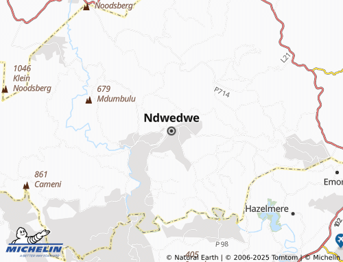 MICHELIN-Landkarte Ndwedwe - ViaMichelin