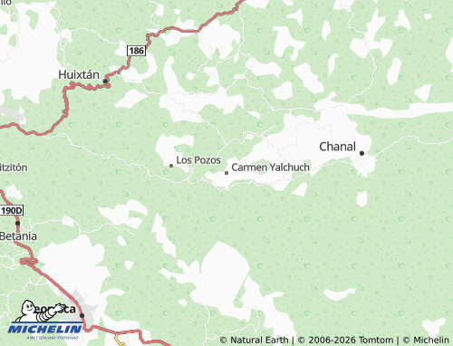 MICHELIN Carmen Yalchuch map - ViaMichelin