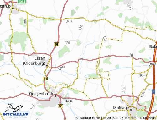MICHELIN Bevern map - ViaMichelin