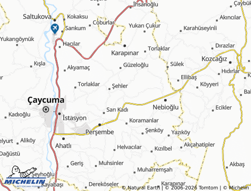 MICHELIN Adaköy map - ViaMichelin