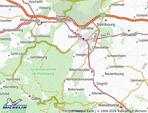 Mapa MICHELIN Haegen - ViaMichelin