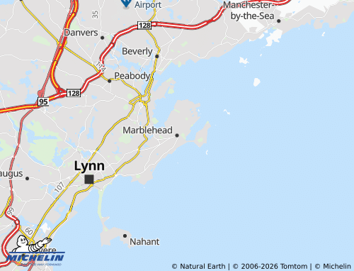 Mapa MICHELIN Marblehead - ViaMichelin