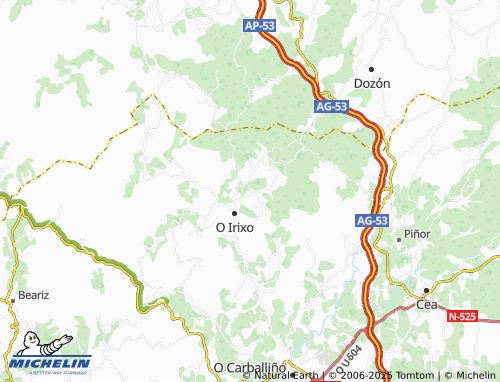 MICHELIN Campo (Santa María) map - ViaMichelin