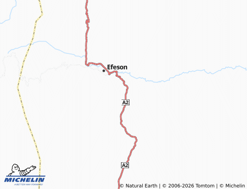 MICHELIN Senbete map - ViaMichelin