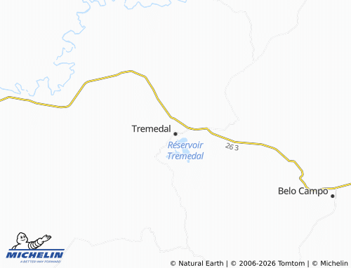 MICHELIN-Landkarte Tremedal - ViaMichelin