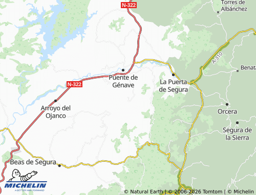 MICHELIN Peñolite map - ViaMichelin