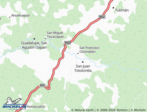 MICHELIN Ostotipán map - ViaMichelin