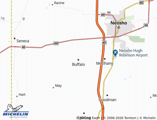 Mappa MICHELIN Buffalo - ViaMichelin
