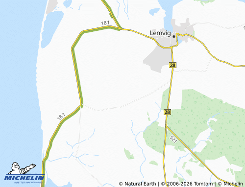 Carte MICHELIN Lundsby - ViaMichelin