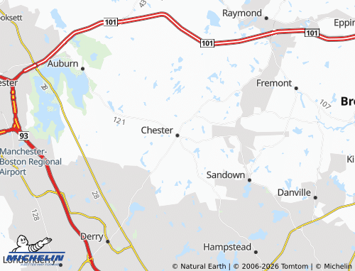Carte MICHELIN Chester - ViaMichelin