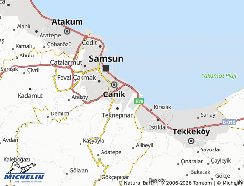 MICHELIN Uludağ map - ViaMichelin