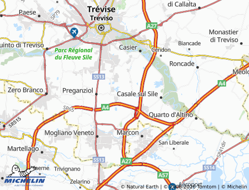 Mappa MICHELIN Schiavonia Conscio - ViaMichelin