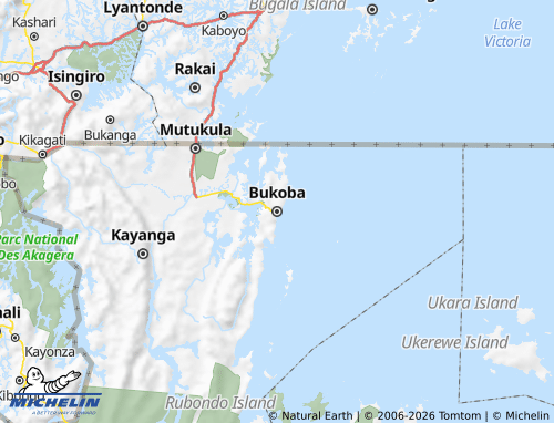 MICHELIN-Landkarte Kagera - ViaMichelin