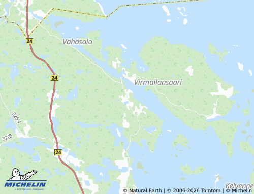 MICHELIN Kellosalmi map - ViaMichelin