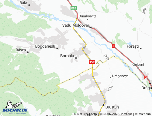 Mappa MICHELIN Boroaia - ViaMichelin