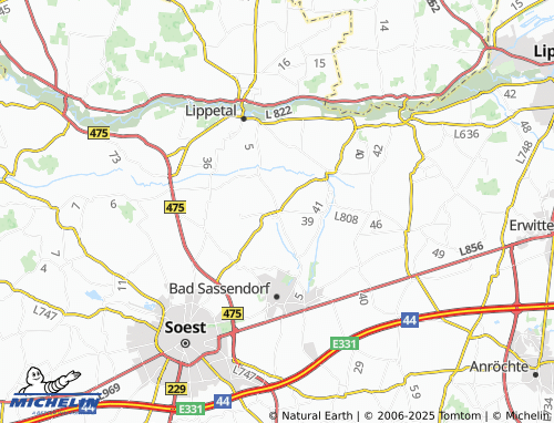 MICHELIN Weslarn map - ViaMichelin