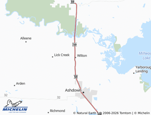 Carte MICHELIN Wilton - ViaMichelin