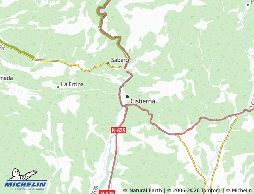 MICHELIN Cistierna map - ViaMichelin