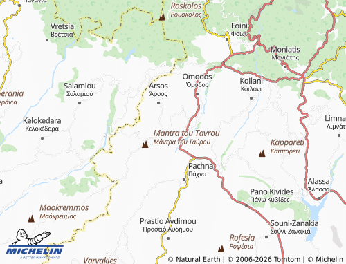 Carte MICHELIN Malia - ViaMichelin