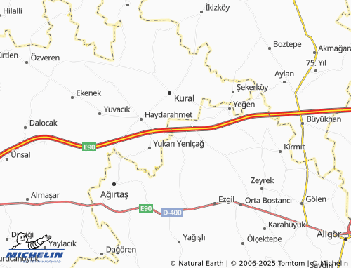 MICHELIN-Landkarte Hacılı - ViaMichelin