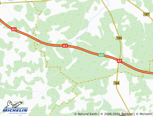 MICHELIN Rindės map - ViaMichelin