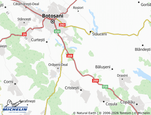 MICHELIN Zăicești map - ViaMichelin