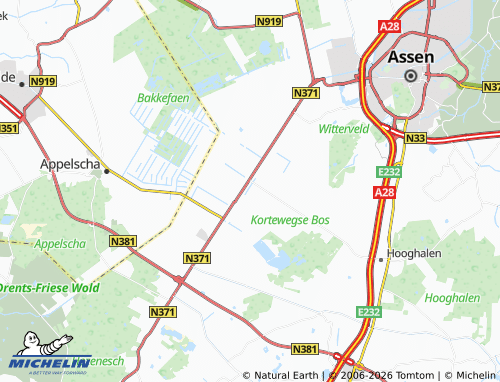 MICHELIN Smilde map - ViaMichelin