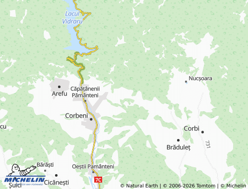 Carte MICHELIN Turburea - ViaMichelin