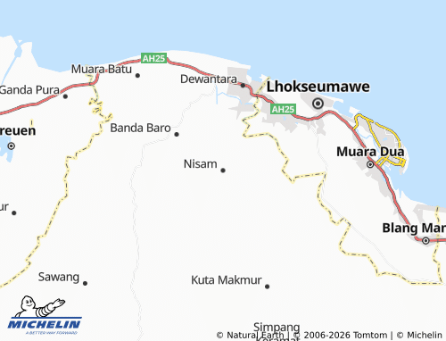 Mappa MICHELIN Nisam - ViaMichelin