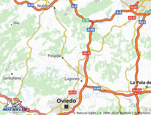 Carte MICHELIN Pondal - ViaMichelin
