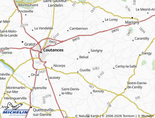 Mapa MICHELIN Belval - ViaMichelin