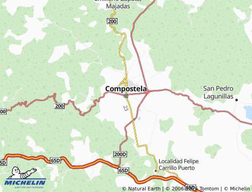 MICHELIN Compostela map - ViaMichelin