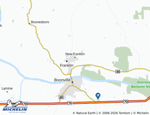 Mapa MICHELIN New Franklin - ViaMichelin
