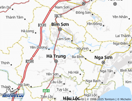 MICHELIN Hoạt Giang map - ViaMichelin