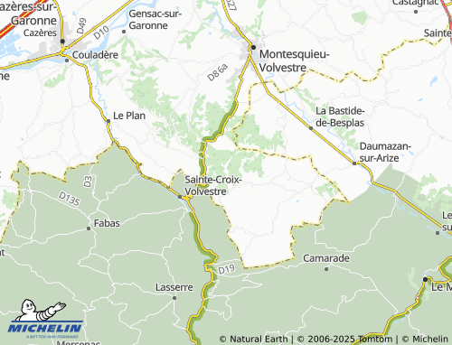 MICHELIN Argain map - ViaMichelin