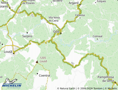 Mapa MICHELIN Carvalhal Miúdo - ViaMichelin