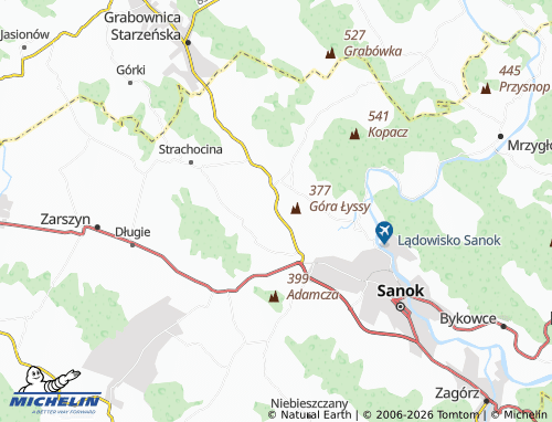 Mapa MICHELIN Jurowce - ViaMichelin