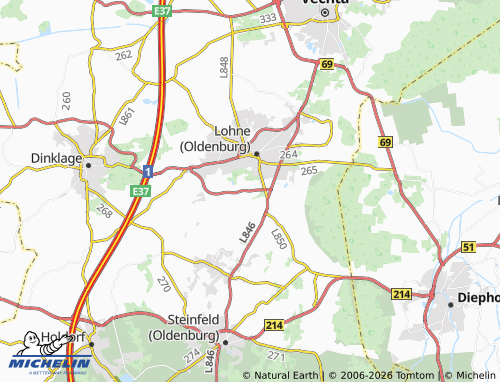 MICHELIN Zerhusen map - ViaMichelin