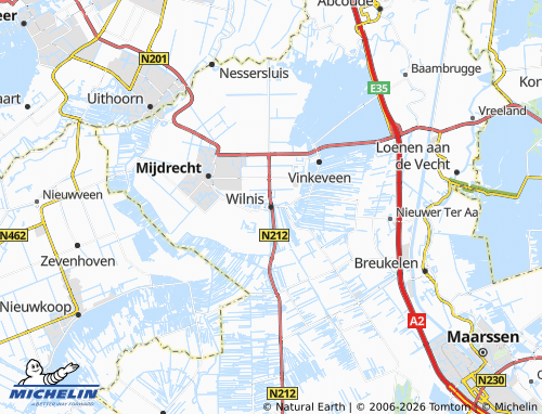MICHELIN Wilnis map - ViaMichelin