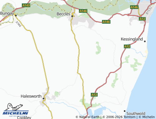 Carte MICHELIN Shadingfield - ViaMichelin