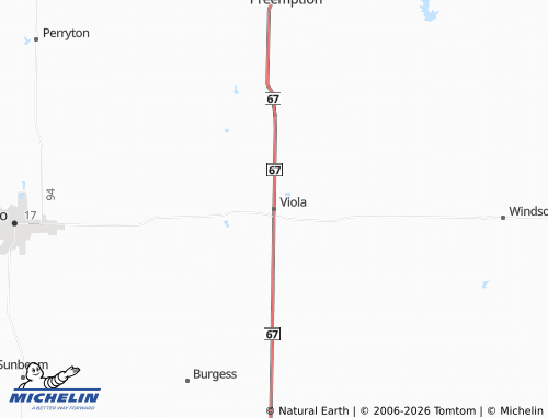 Mappa MICHELIN Viola - ViaMichelin