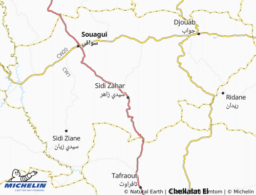 Mappa MICHELIN Seedi Zahir - ViaMichelin