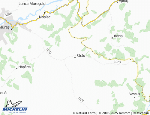 MICHELIN Fărău map - ViaMichelin