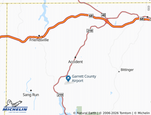 Carte MICHELIN Accident - ViaMichelin