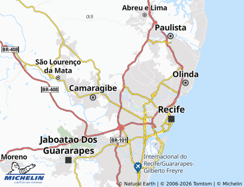 Mapa MICHELIN Apipucos - ViaMichelin