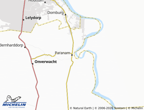 Carte MICHELIN Paranam - ViaMichelin