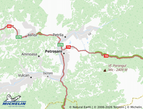 Mapa MICHELIN Slătinioara - ViaMichelin