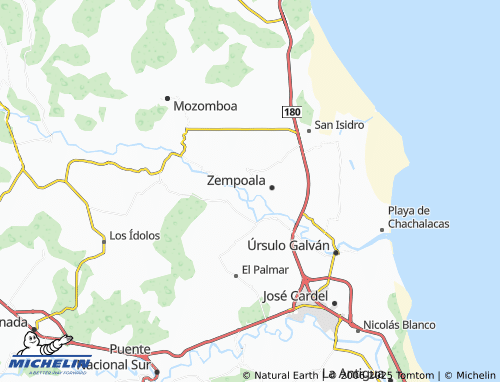 MICHELIN El Cristo map - ViaMichelin