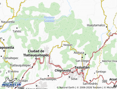 MICHELIN-Landkarte Tanamacoyan - ViaMichelin